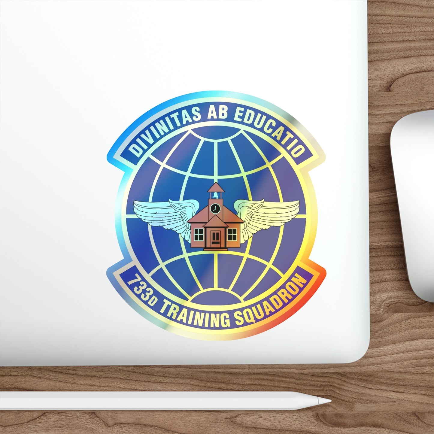 733 Training Squadron AFRC (U.S. Air Force) Holographic STICKER Die-Cut Vinyl Decal-The Sticker Space