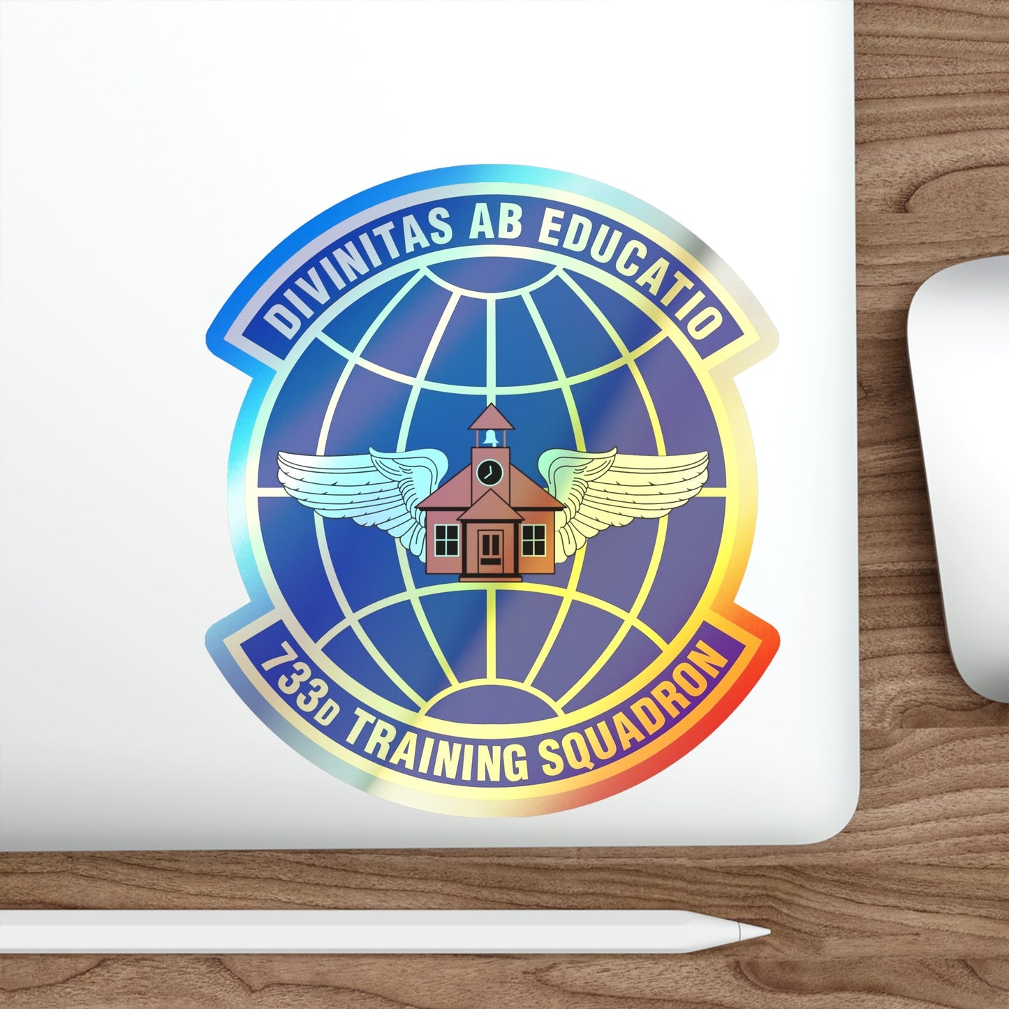 733 Training Squadron AFRC (U.S. Air Force) Holographic STICKER Die-Cut Vinyl Decal-The Sticker Space