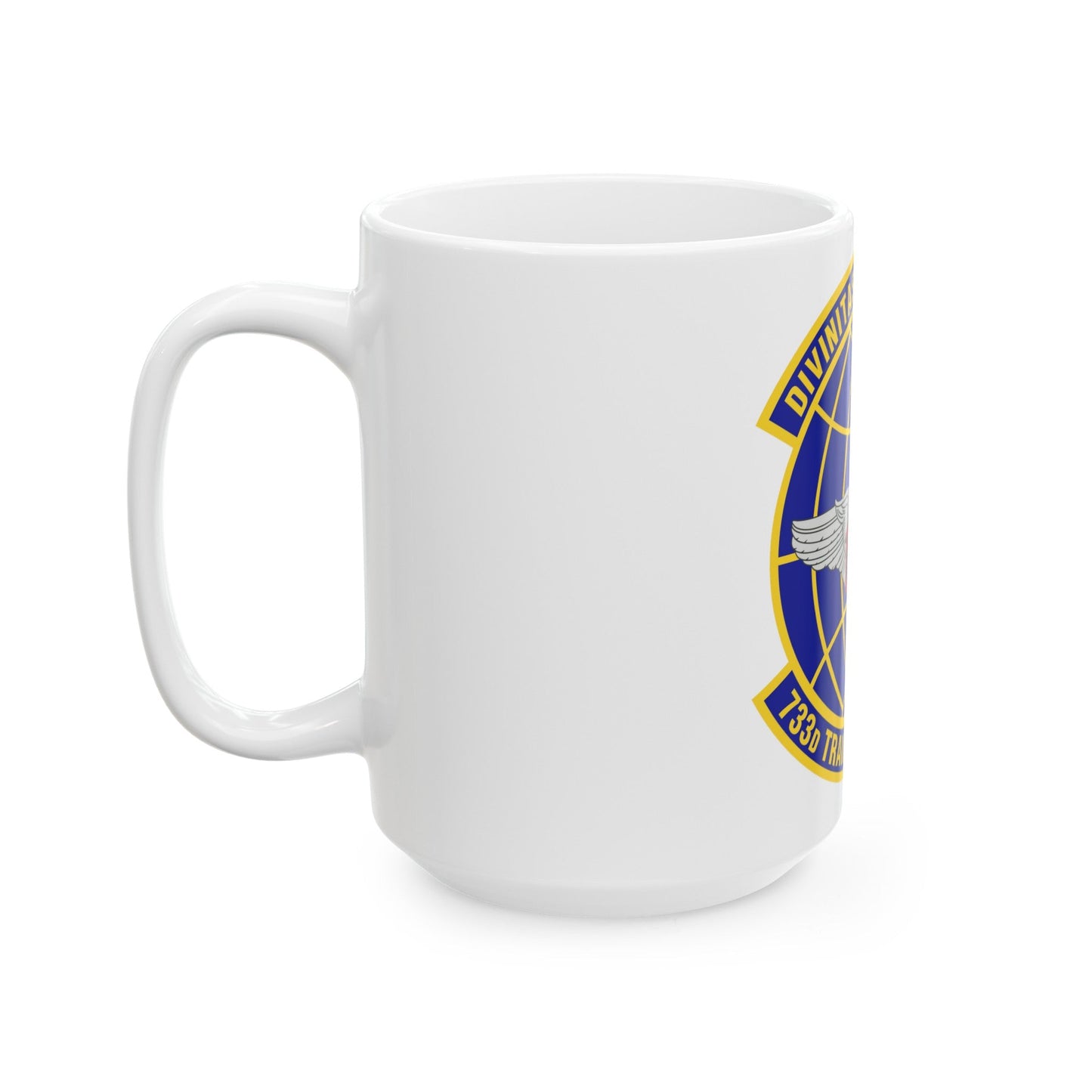 733 Training Squadron AFRC (U.S. Air Force) White Coffee Mug-The Sticker Space