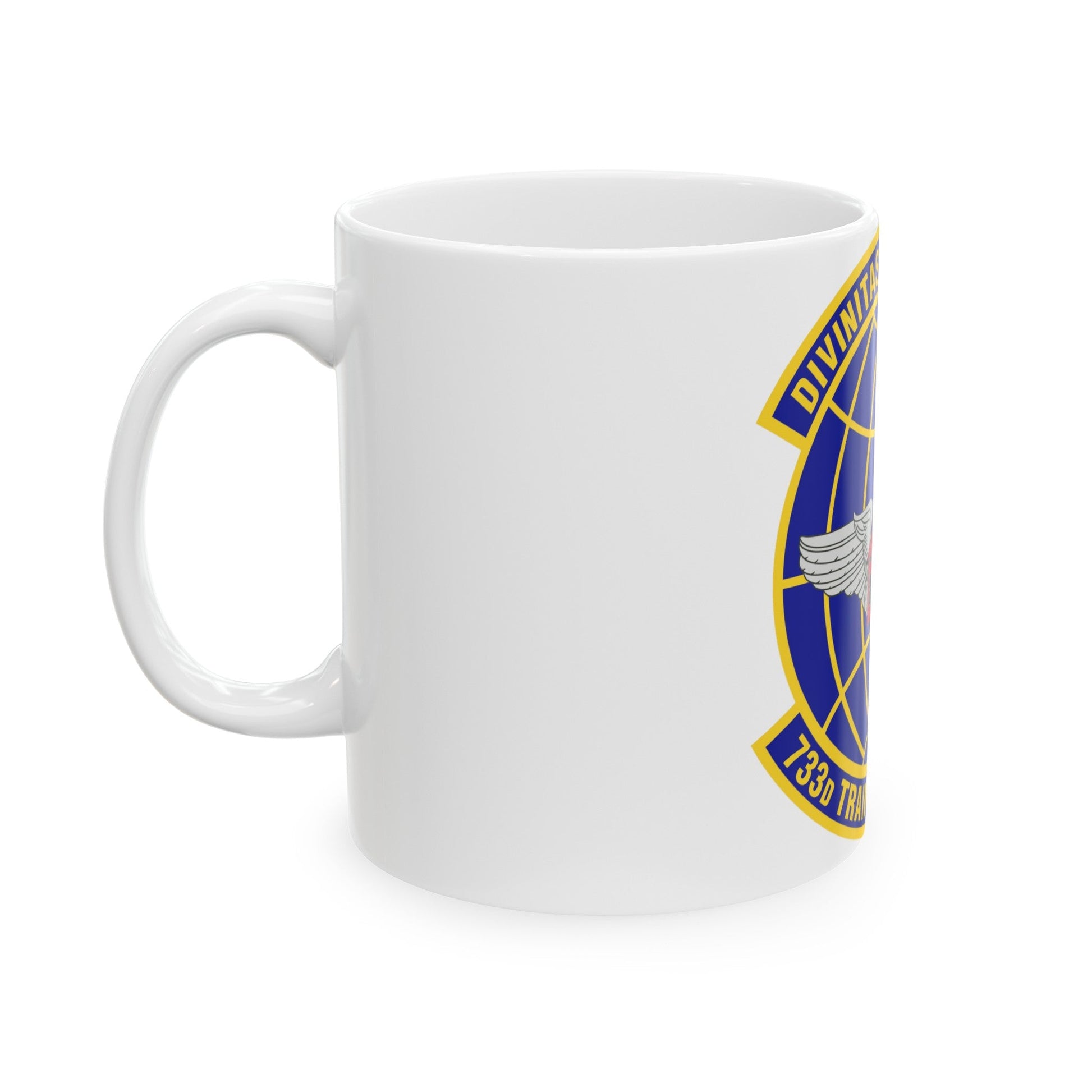 733 Training Squadron AFRC (U.S. Air Force) White Coffee Mug-The Sticker Space