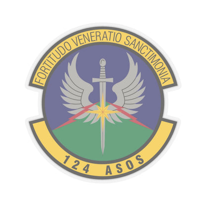 124th Air Support Operations Squadron (U.S. Air Force) STICKER Vinyl Kiss-Cut Decal-3 Inch-Transparent-The Sticker Space