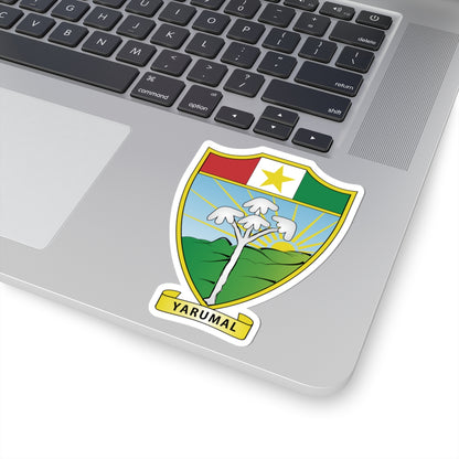 Escudo de municipio de Yarumal (Colombia) (Coat of Arms) STICKER Vinyl Kiss-Cut Decal