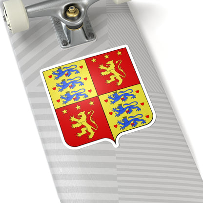 Armoiries Henri de Laborde de Montpezat prince de Danemark (Denmark) (Coat of Arms) STICKER Vinyl Kiss-Cut Decal
