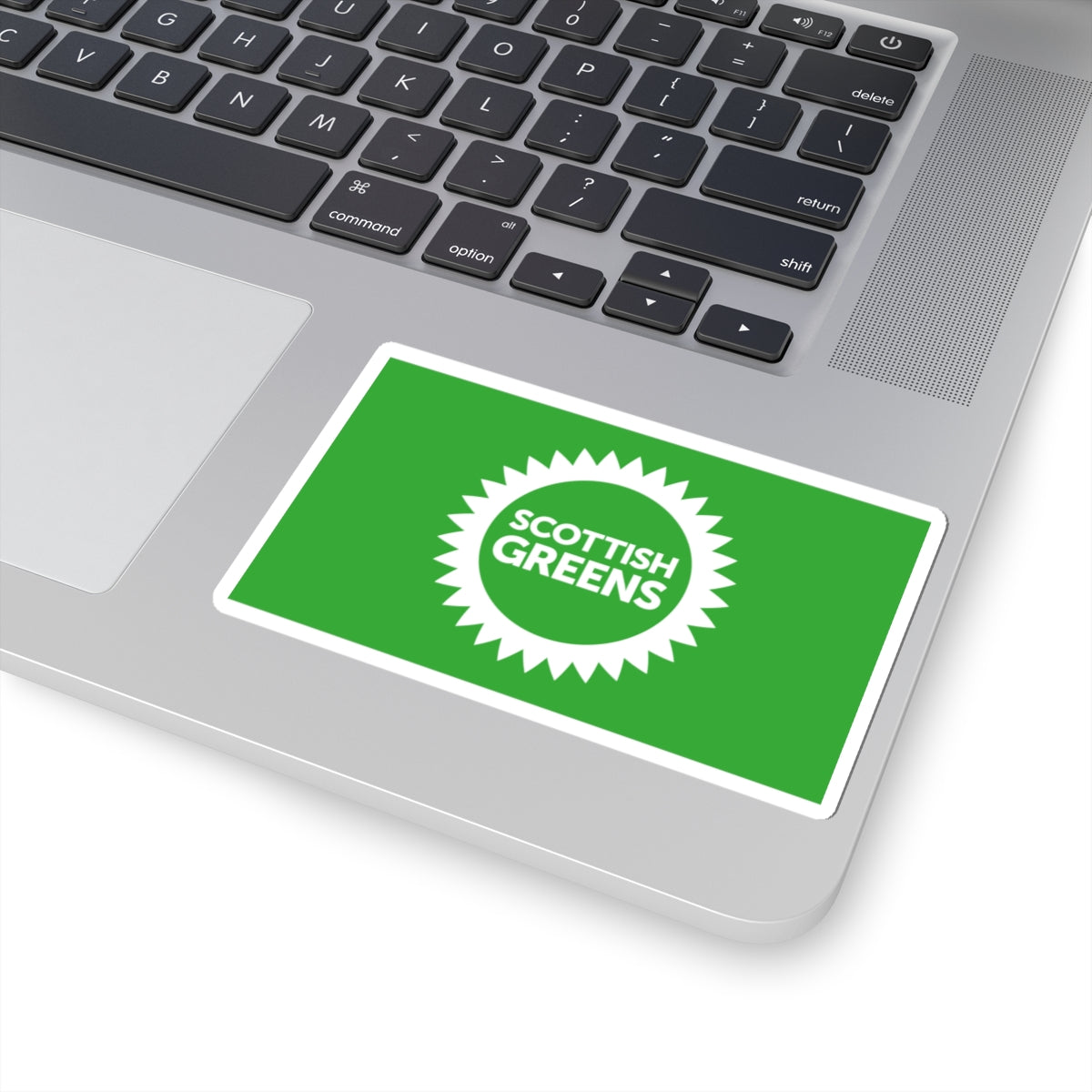 Scottish Greens flag (United Kingdom) STICKER Vinyl Kiss-Cut Decal