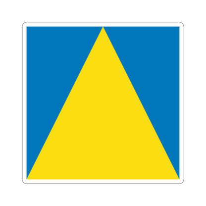 Flag of Novyi Rozdil (Ukraine) STICKER Vinyl Kiss-Cut Decal