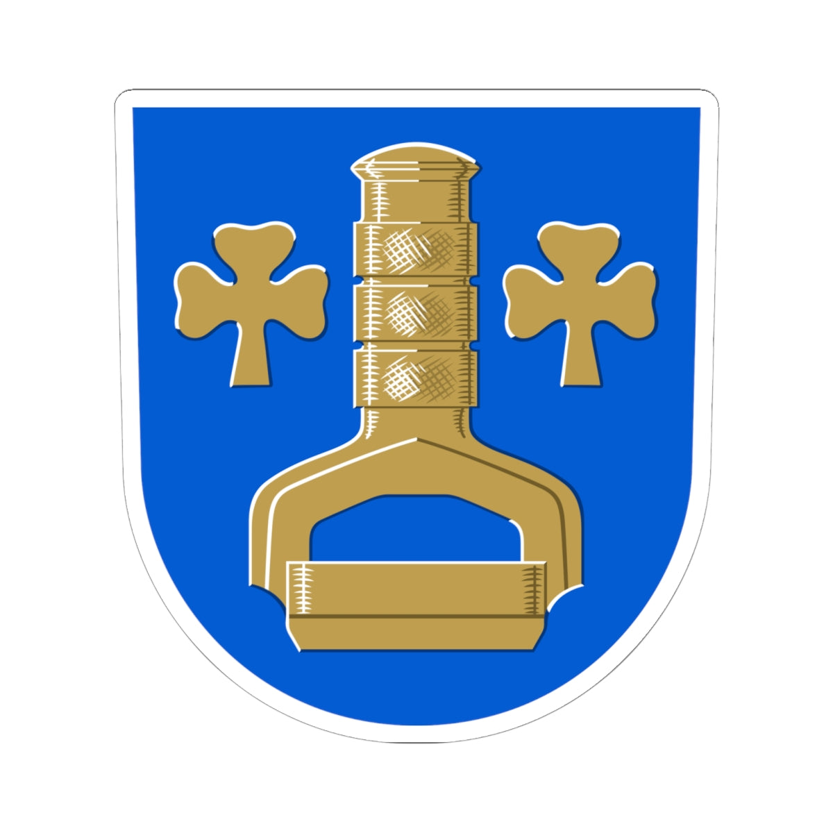 Äetsä.vaakuna (Finland) (Coat of Arms) STICKER Vinyl Kiss-Cut Decal