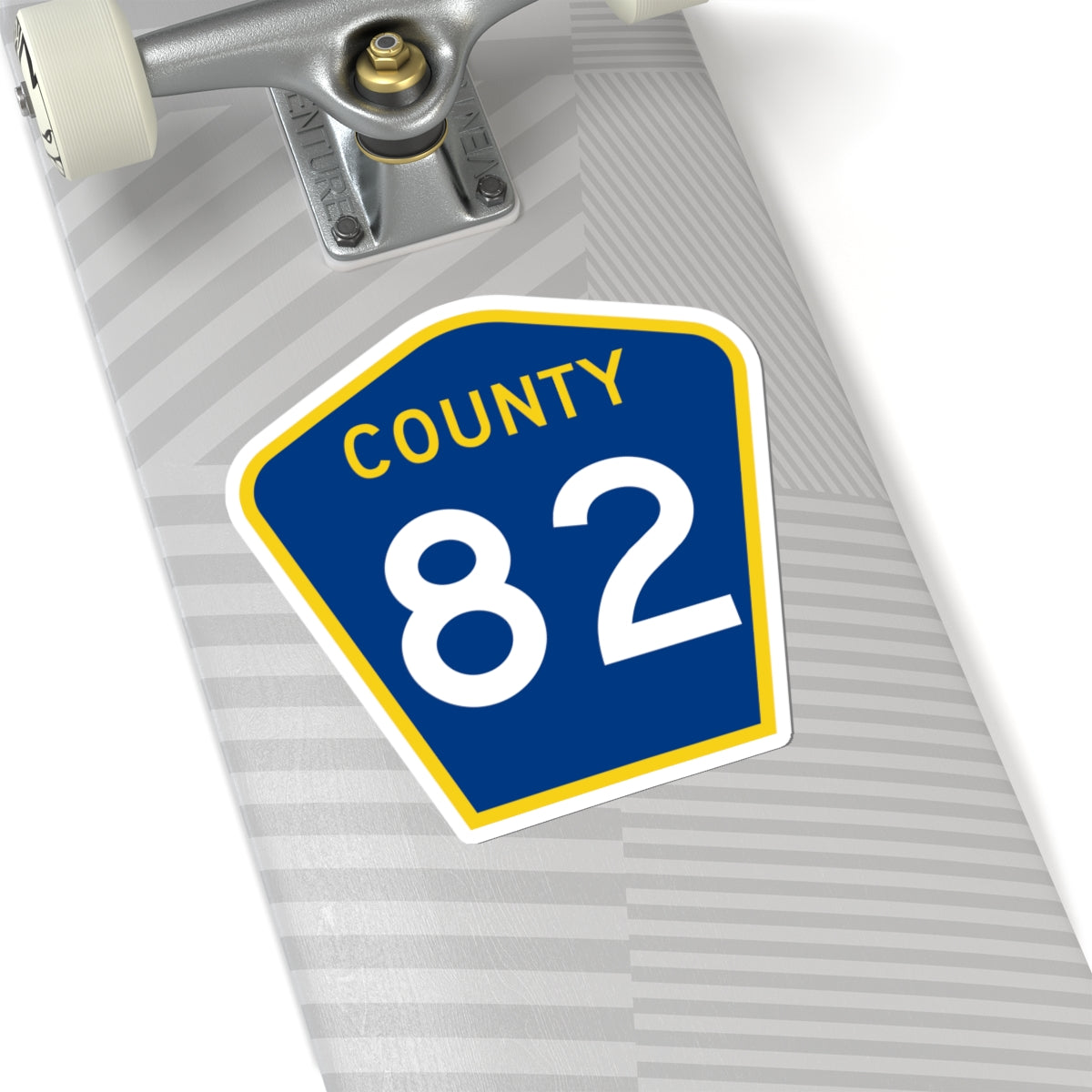 County 82 MN (Minnesota) (Road Sign) STICKER Vinyl Kiss-Cut Decal