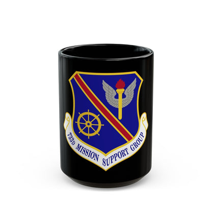 733d Mission Support Group (U.S. Air Force) Black Coffee Mug-15oz-The Sticker Space