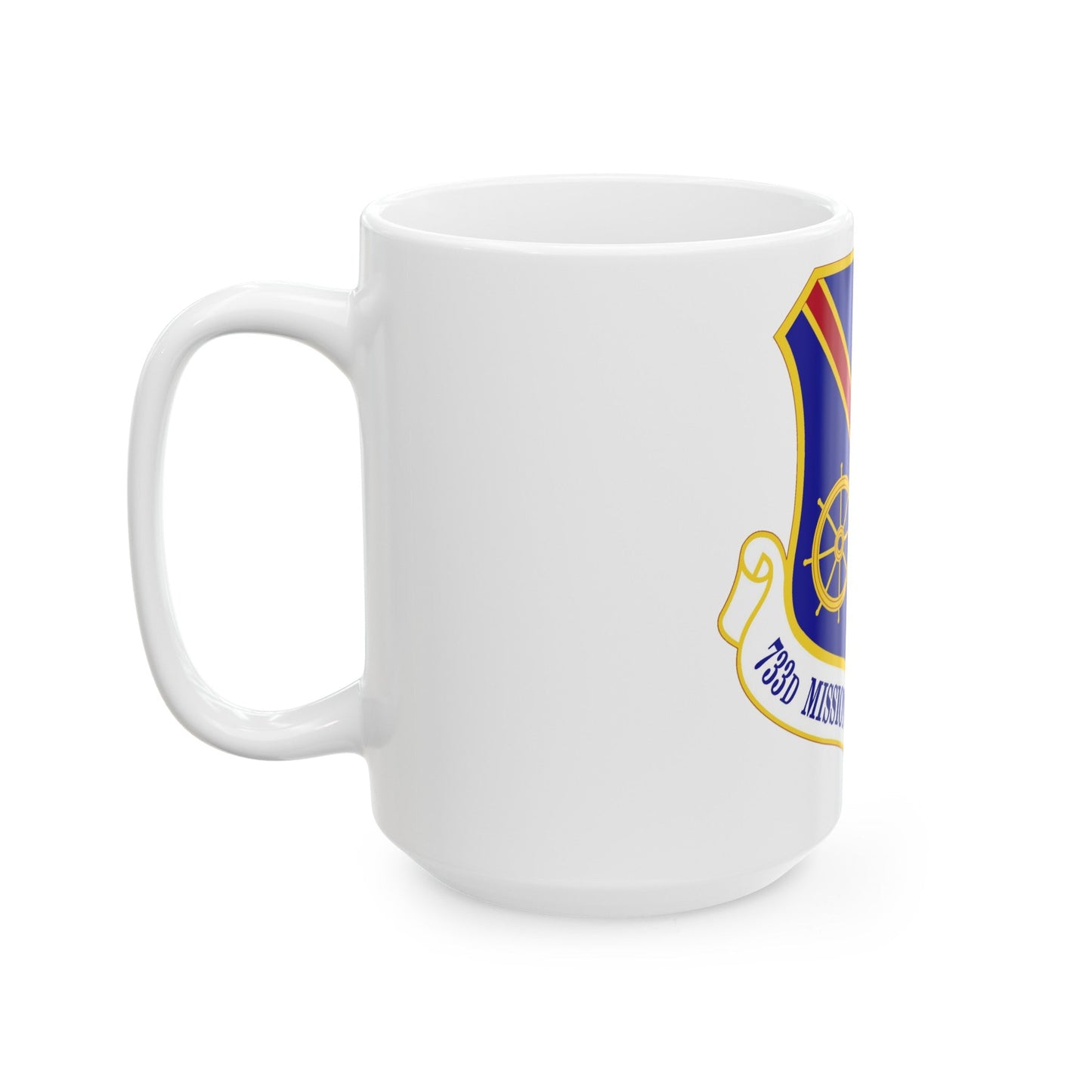 733d Mission Support Group (U.S. Air Force) White Coffee Mug-The Sticker Space