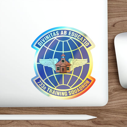 733d Training Squadron (U.S. Air Force) Holographic STICKER Die-Cut Vinyl Decal-The Sticker Space