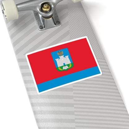 Flag of Oryol Oblast (Russia) STICKER Vinyl Kiss-Cut Decal