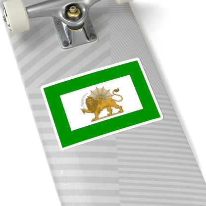 Imperial Standard of Mozaffar al-Din Shah Qajar 1896-1906 (Iran) STICKER Vinyl Kiss-Cut Decal