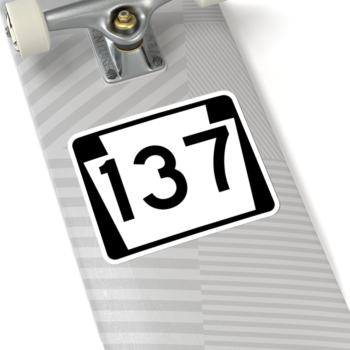 PA-137 (Pennsylvania) (Road Sign) STICKER Vinyl Kiss-Cut Decal