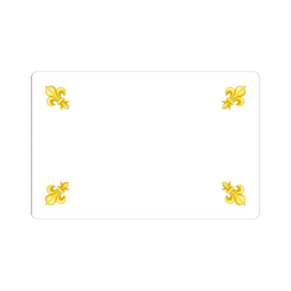 Drapeau blanc du Royaume de France 1825 (France) STICKER Vinyl Kiss-Cut Decal