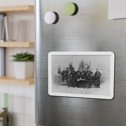 John W. Geary And Staff In Atlanta (U.S. Civil War) Refrigerator Magnet