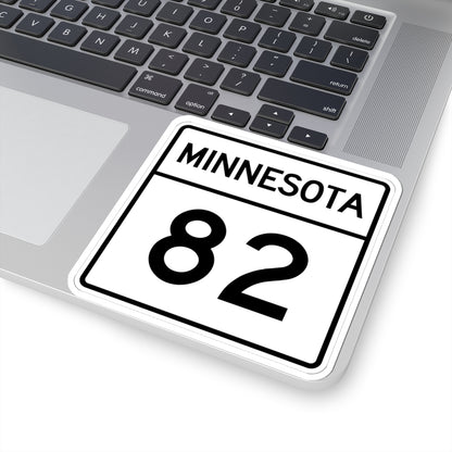 MN-82 1948 (Minnesota) (Road Sign) STICKER Vinyl Kiss-Cut Decal