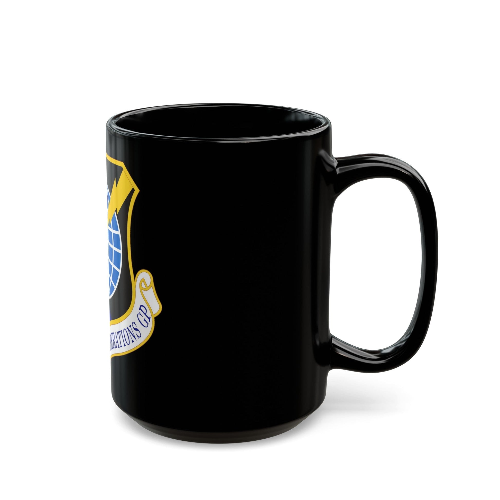 735th Supply Chain Operations Group (U.S. Air Force) Black Coffee Mug-The Sticker Space