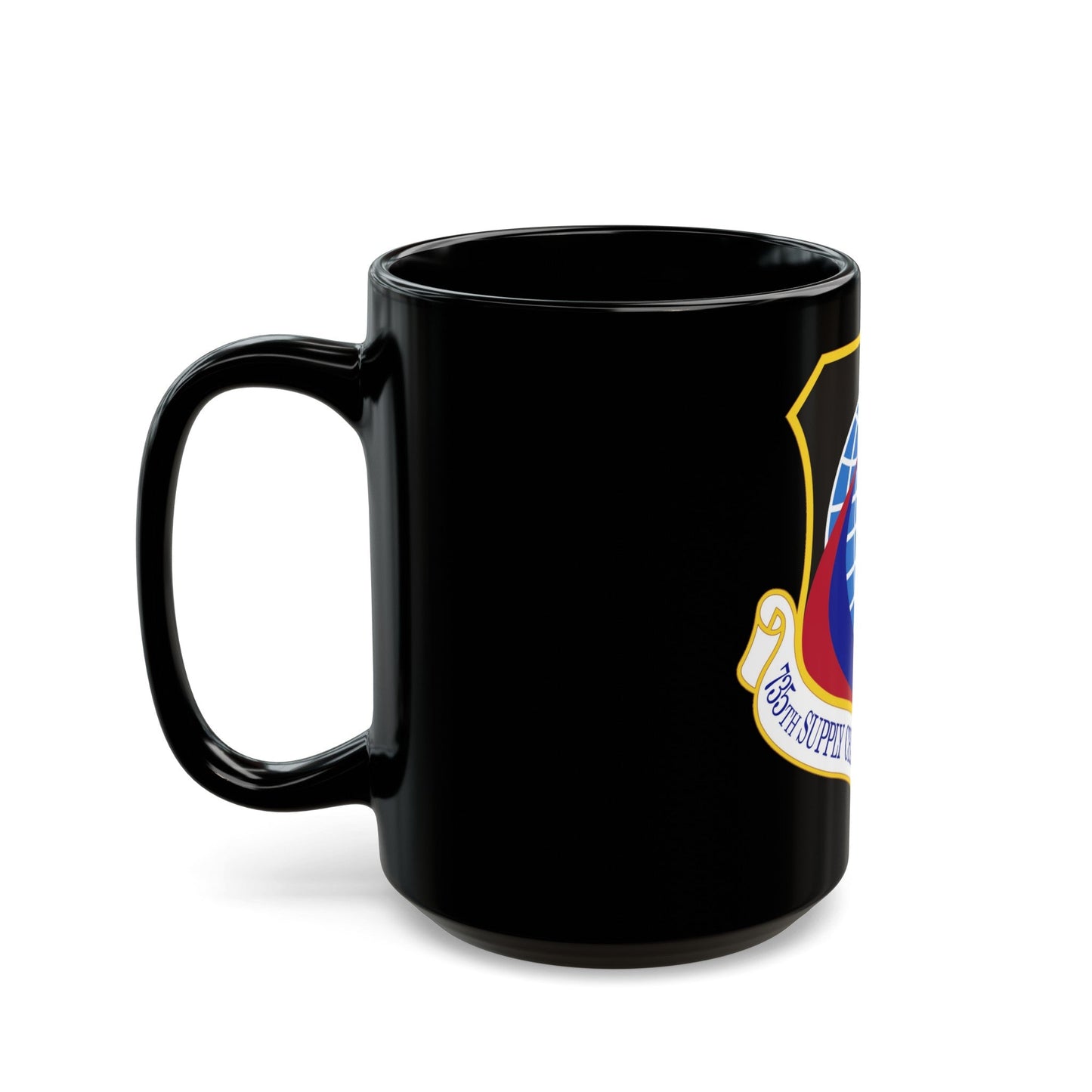 735th Supply Chain Operations Group (U.S. Air Force) Black Coffee Mug-The Sticker Space