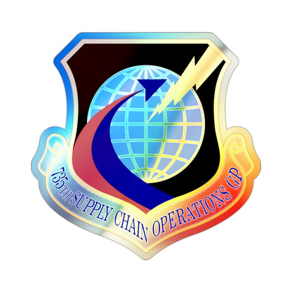 735th Supply Chain Operations Group (U.S. Air Force) Holographic STICKER Die-Cut Vinyl Decal-2 Inch-The Sticker Space