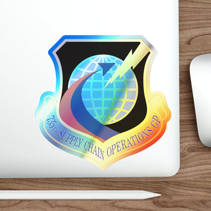 735th Supply Chain Operations Group (U.S. Air Force) Holographic STICKER Die-Cut Vinyl Decal-The Sticker Space