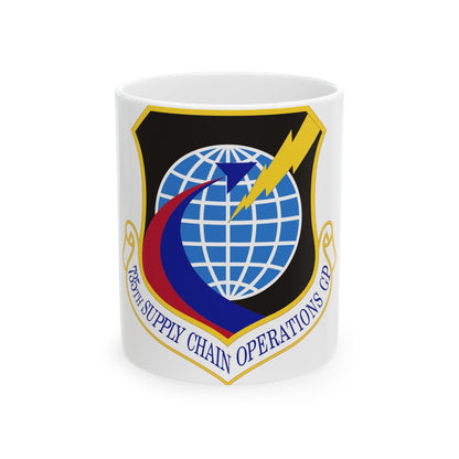 735th Supply Chain Operations Group (U.S. Air Force) White Coffee Mug-11oz-The Sticker Space