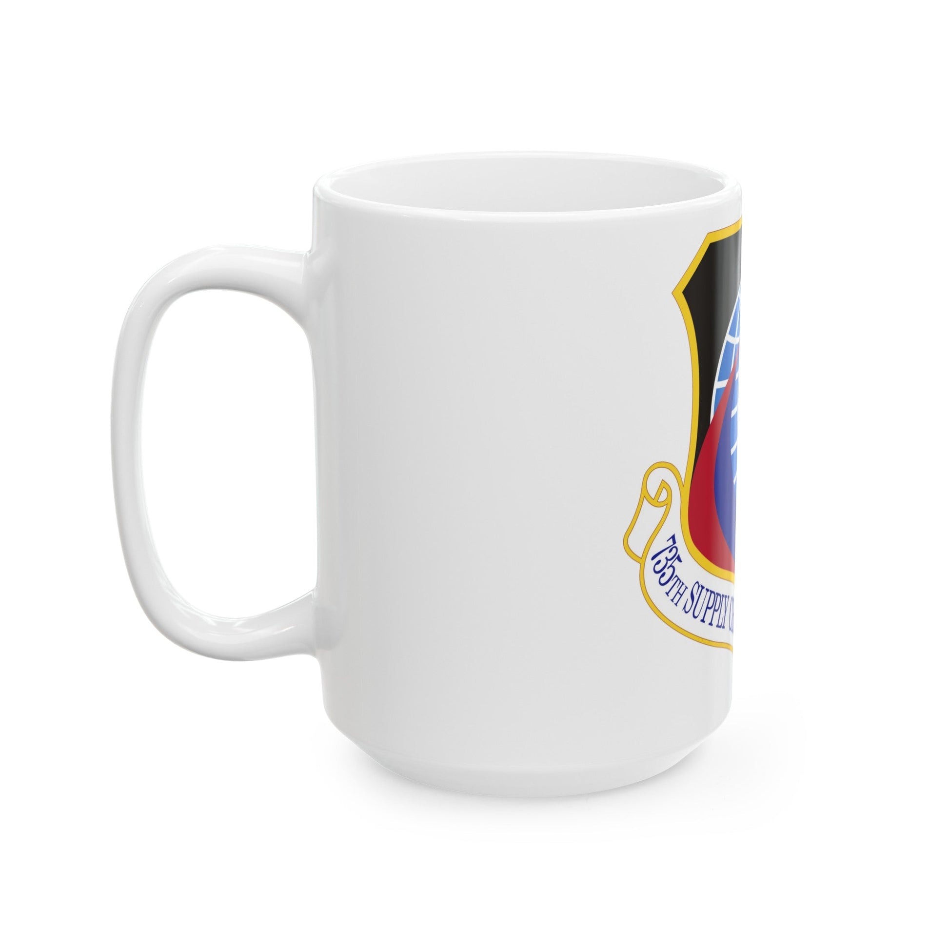 735th Supply Chain Operations Group (U.S. Air Force) White Coffee Mug-The Sticker Space