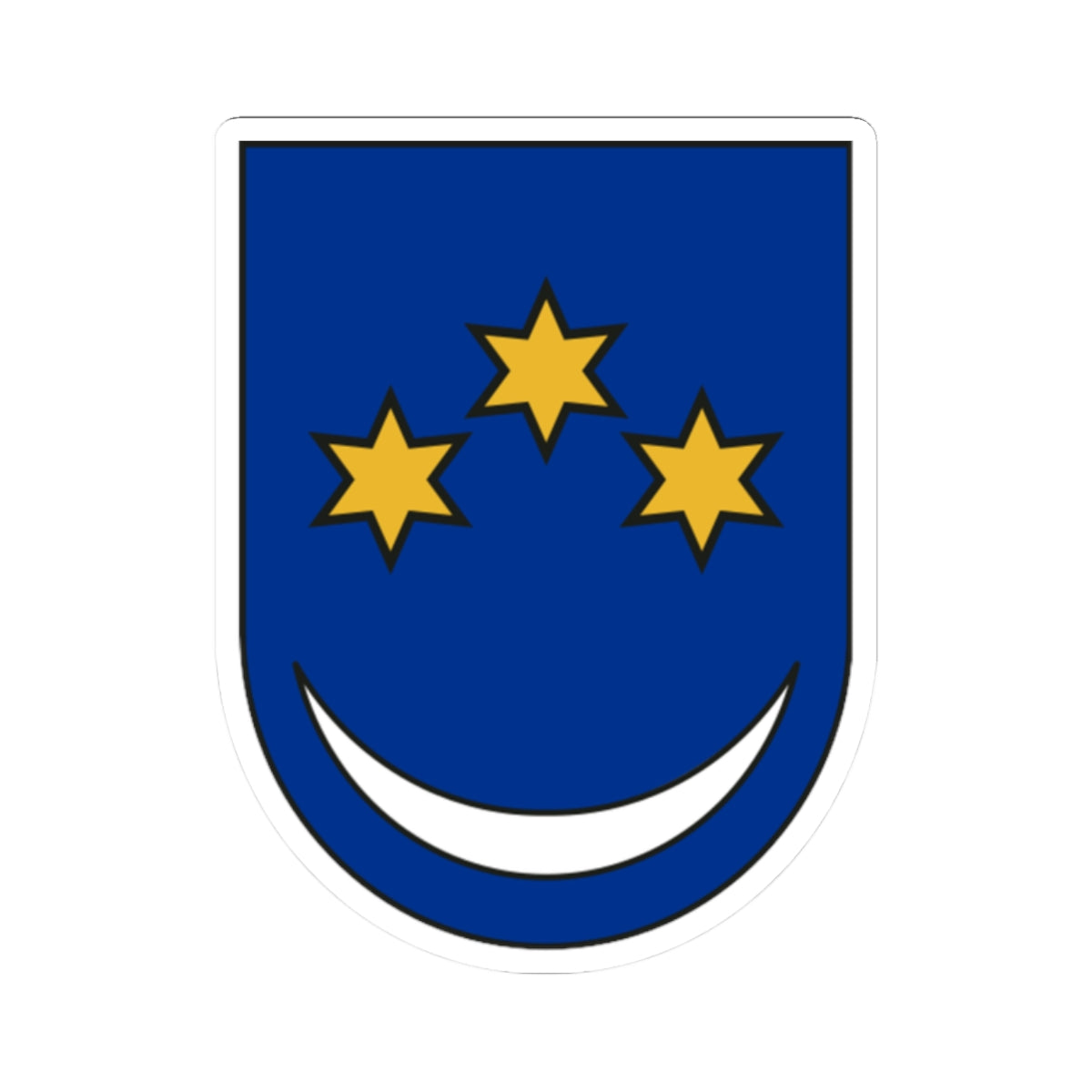 Arms of Illyrian Slovenia (Slovenia) (Coat of Arms) STICKER Vinyl Kiss-Cut Decal