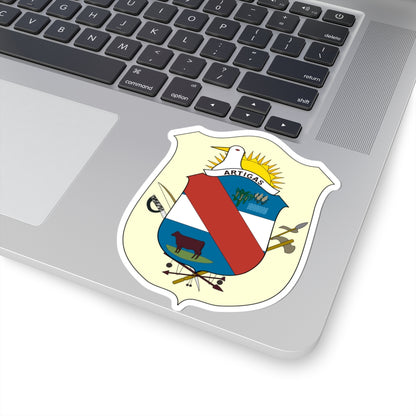 Coat of Arms of Artigas Department, Uruguay - STICKER Vinyl Kiss-Cut Decal
