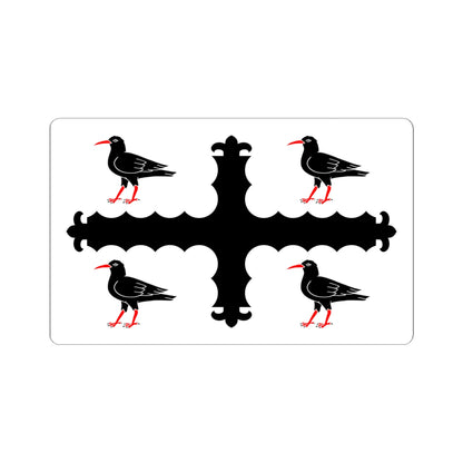 Flag of Flintshire (United Kingdom) STICKER Vinyl Kiss-Cut Decal