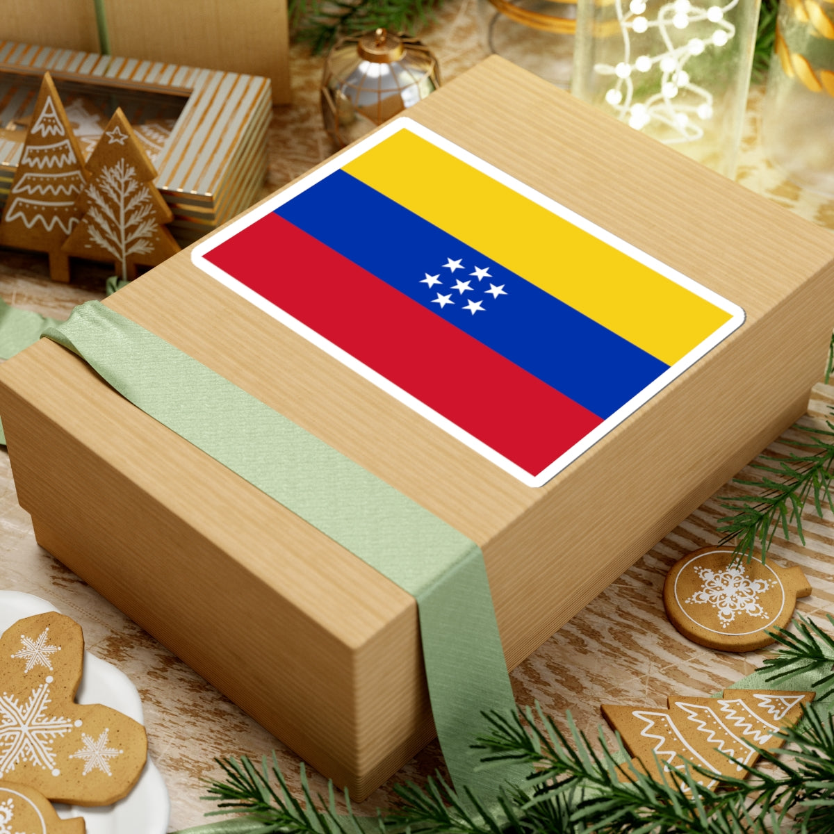 Flag of Venezuela 1863-1905 (Venezuela) STICKER Vinyl Kiss-Cut Decal