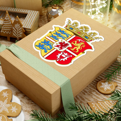 Armoiries de Sophie de Poméranie (Denmark) (Coat of Arms) STICKER Vinyl Kiss-Cut Decal