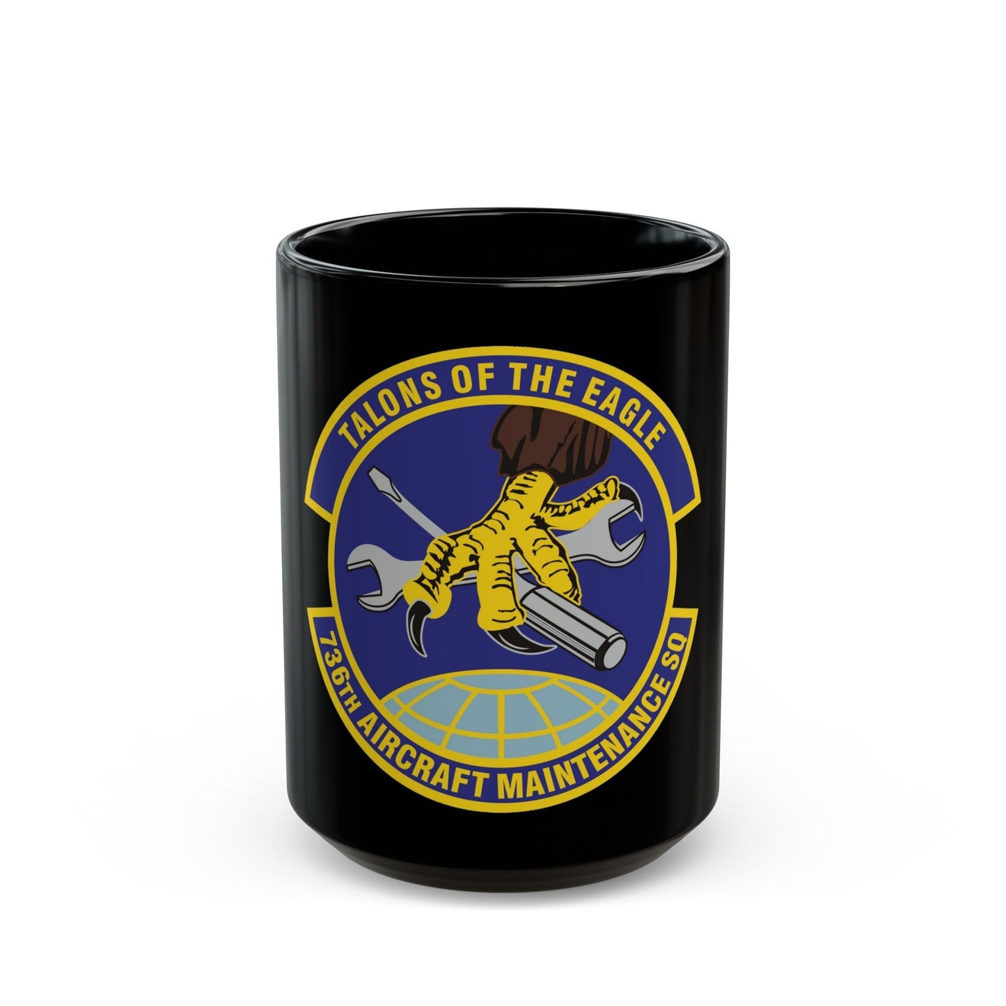 736th Aircraft Maintenance Squadron (U.S. Air Force) Black Coffee Mug-15oz-The Sticker Space