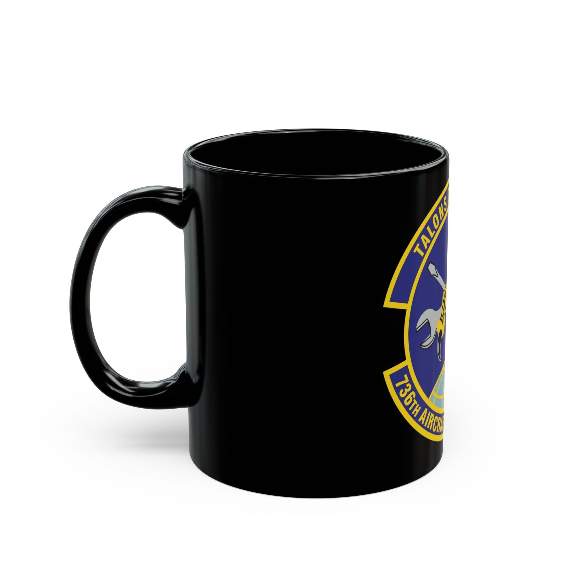 736th Aircraft Maintenance Squadron (U.S. Air Force) Black Coffee Mug-The Sticker Space