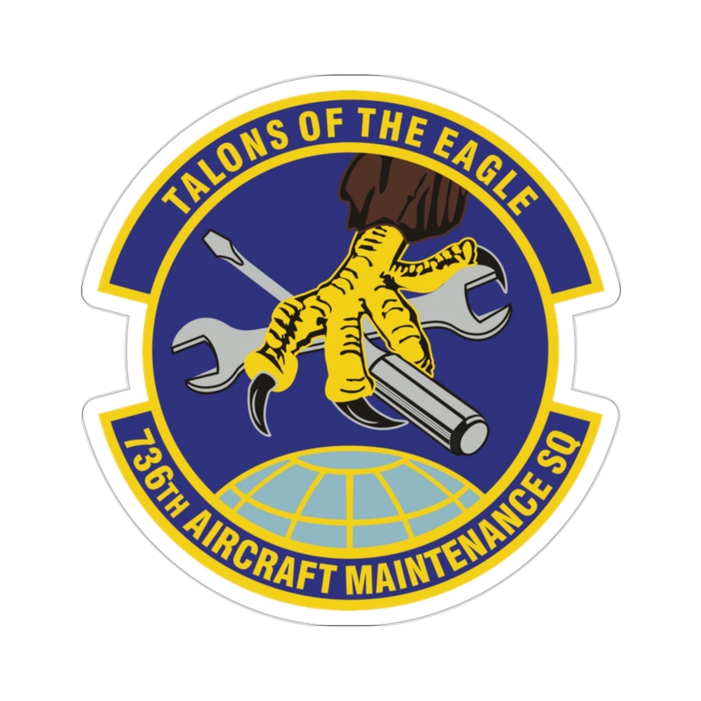 736th Aircraft Maintenance Squadron (U.S. Air Force) STICKER Vinyl Die-Cut Decal-2 Inch-The Sticker Space