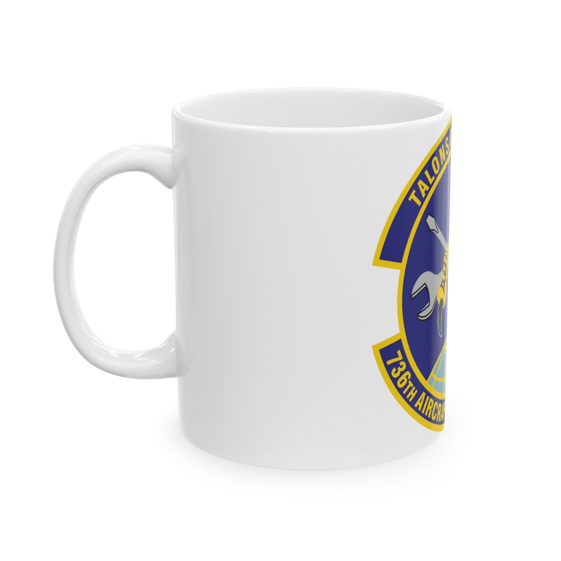 736th Aircraft Maintenance Squadron (U.S. Air Force) White Coffee Mug-The Sticker Space