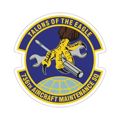 736th Aircraft Maintenance Squadron (U.S. Air Force) STICKER Vinyl Die-Cut Decal 5 Inch - The Sticker Space