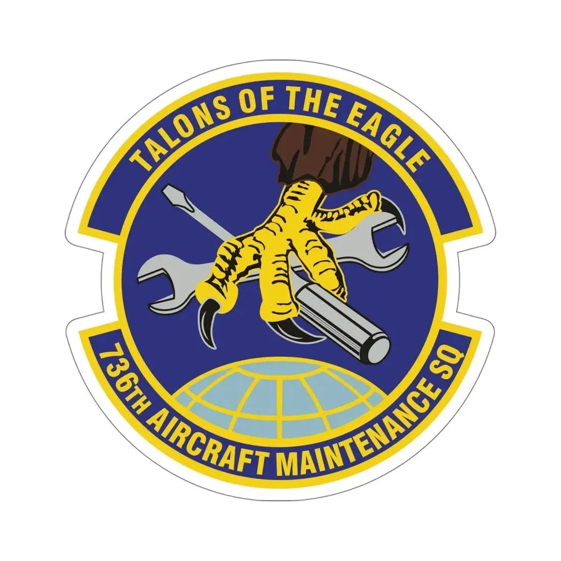 736th Aircraft Maintenance Squadron (U.S. Air Force) STICKER Vinyl Die-Cut Decal - The Sticker Space