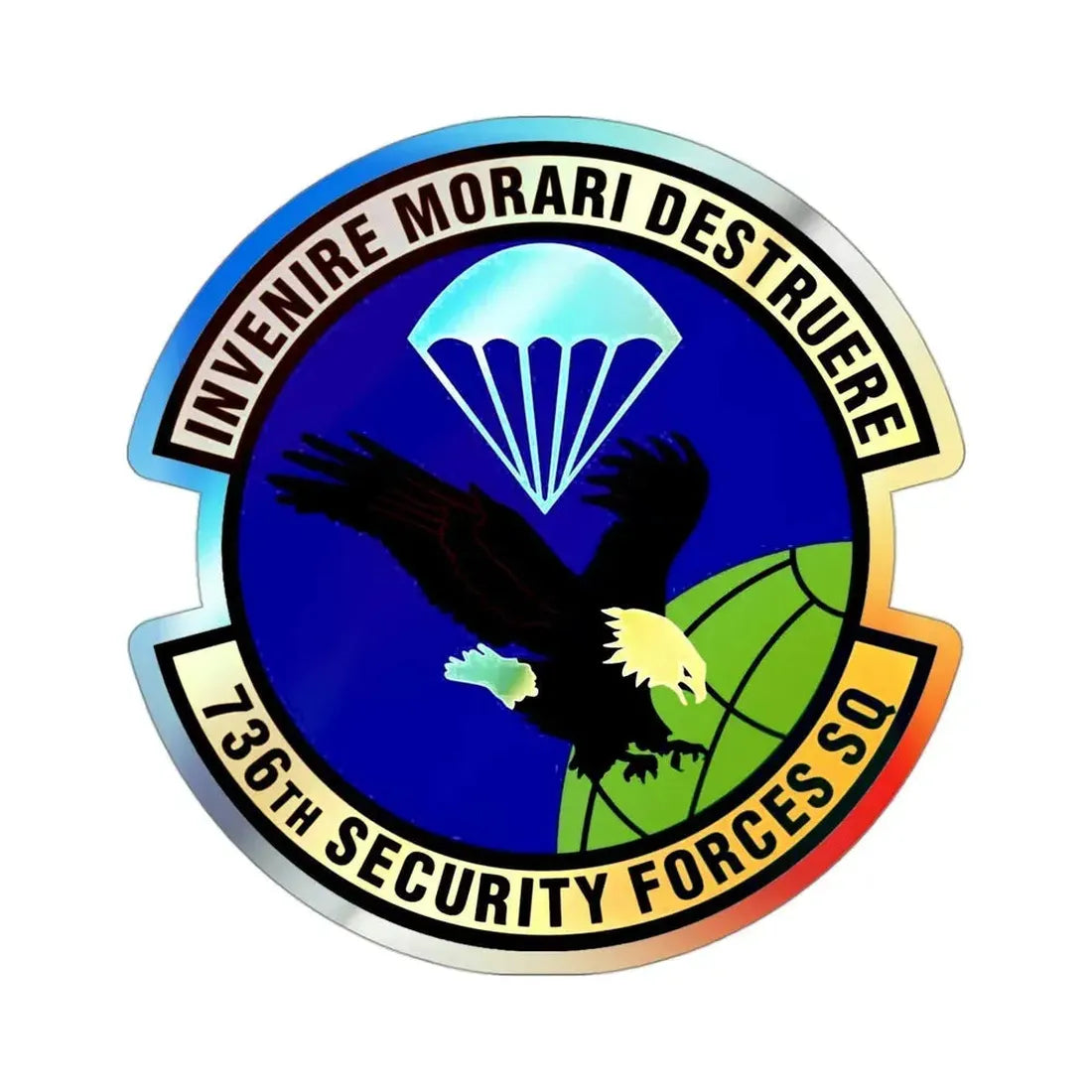 736th Security Forces Squadron (U.S. Air Force) Holographic STICKER Die-Cut Vinyl Decal - The Sticker Space