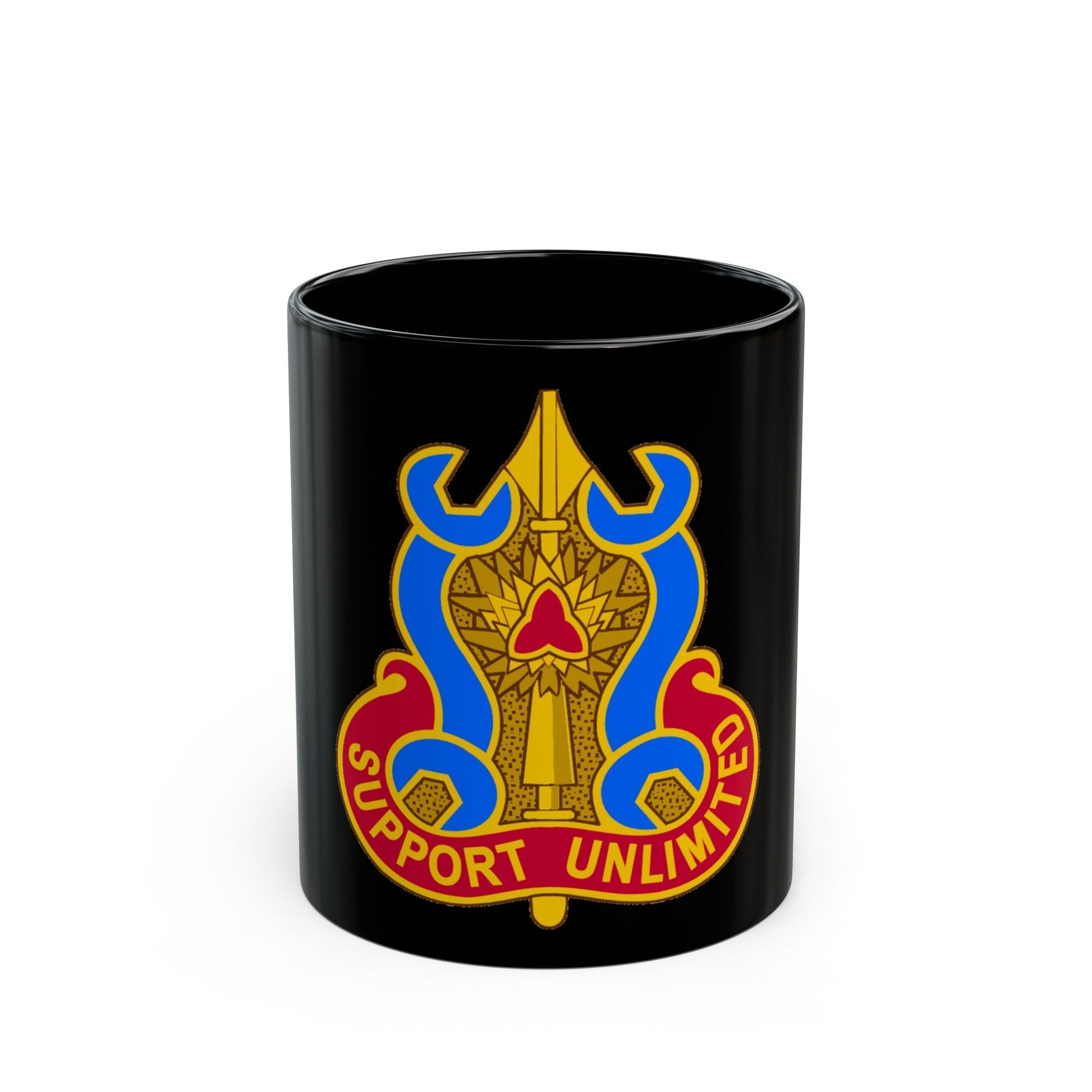 737 Maintenance Battalion (U.S. Army) Black Coffee Mug-11oz-The Sticker Space