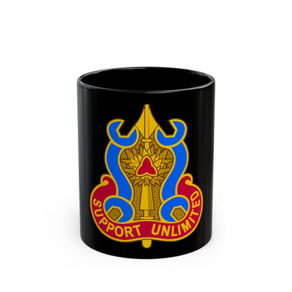 737 Maintenance Battalion (U.S. Army) Black Coffee Mug-11oz-The Sticker Space