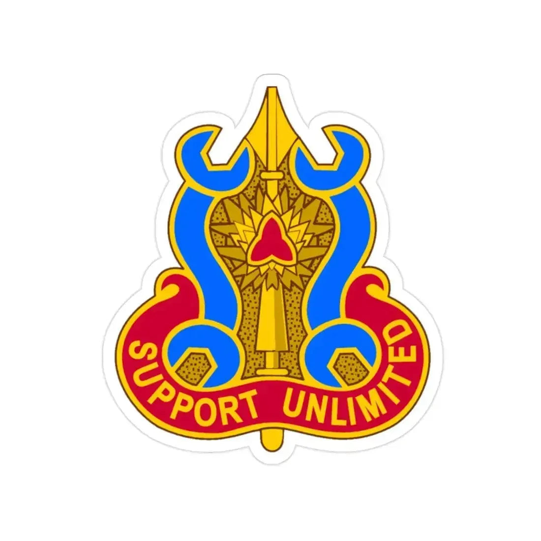 737 Maintenance Battalion (U.S. Army) Transparent STICKER Die-Cut Vinyl Decal 2 Inch - The Sticker Space