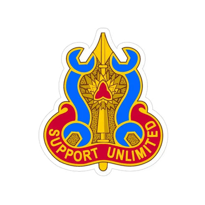 737 Maintenance Battalion (U.S. Army) Transparent STICKER Die-Cut Vinyl Decal 4 Inch - The Sticker Space