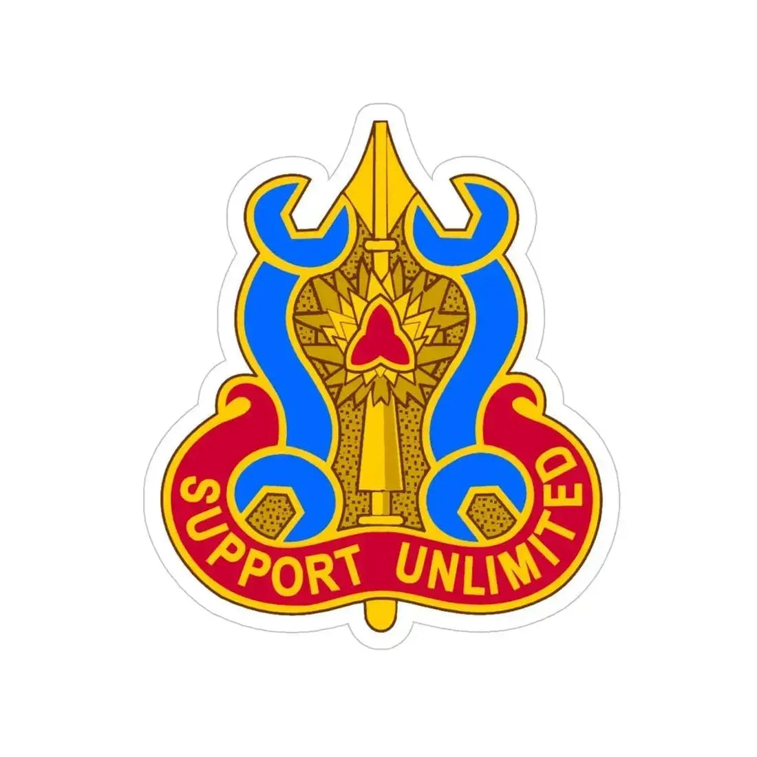 737 Maintenance Battalion (U.S. Army) Transparent STICKER Die-Cut Vinyl Decal 5 Inch - The Sticker Space