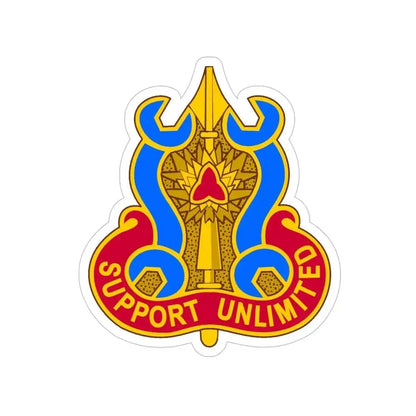 737 Maintenance Battalion (U.S. Army) Transparent STICKER Die-Cut Vinyl Decal 6 Inch - The Sticker Space