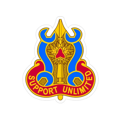 737 Maintenance Battalion (U.S. Army) Transparent STICKER Die-Cut Vinyl Decal - The Sticker Space