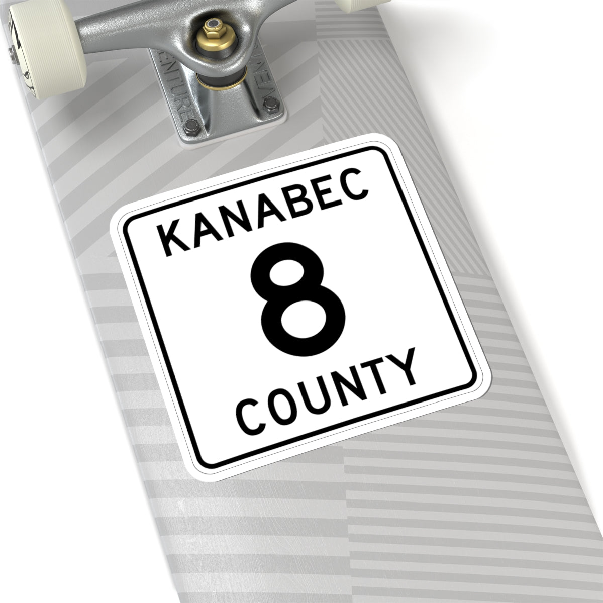 Kanabec County 8 MN (Minnesota) (Road Sign) STICKER Vinyl Kiss-Cut Decal