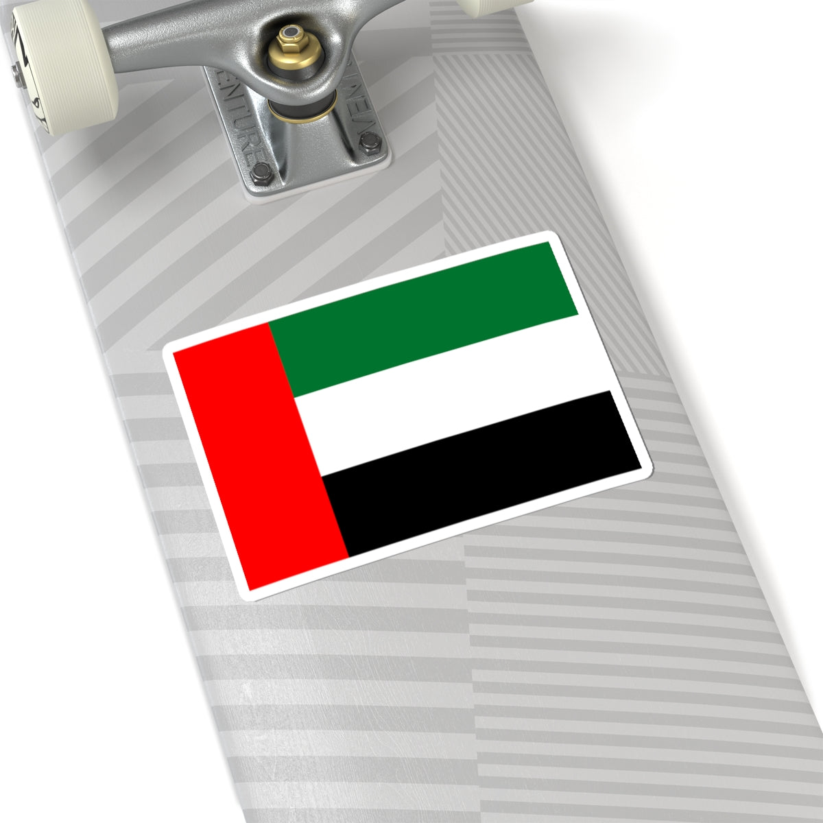Flag of the United Arab Emirates 3-2 (United Arab Emirates) STICKER Vinyl Kiss-Cut Decal