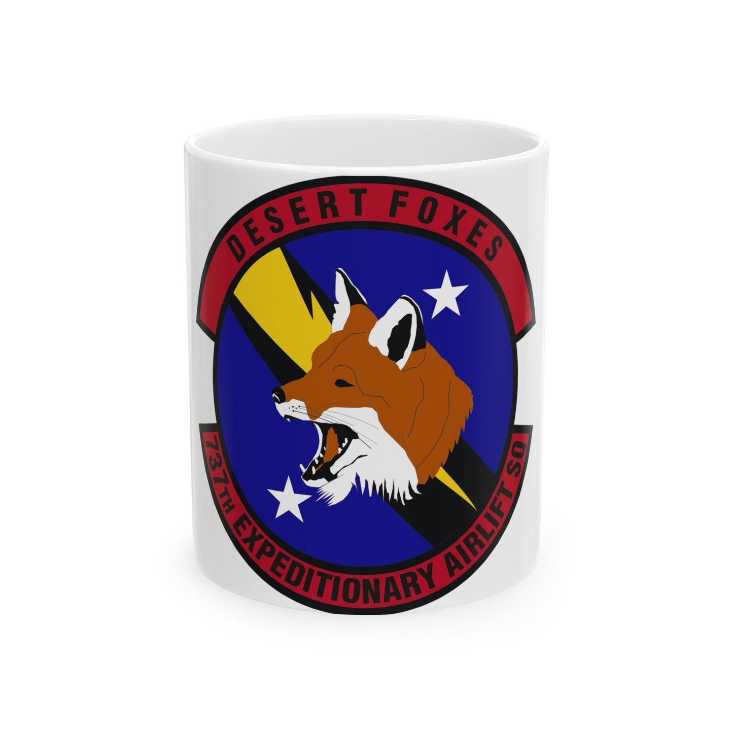 737th Expeditionary Airlift Squadron (U.S. Air Force) White Coffee Mug-11oz-The Sticker Space