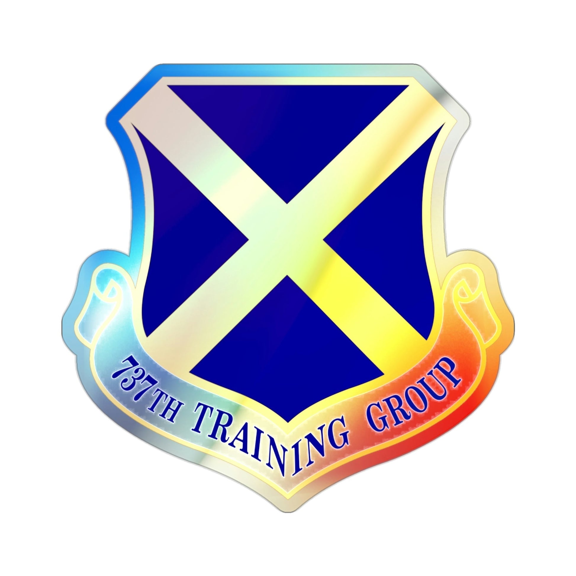 737th Training Group (U.S. Air Force) Holographic STICKER Die-Cut Vinyl Decal-2 Inch-The Sticker Space