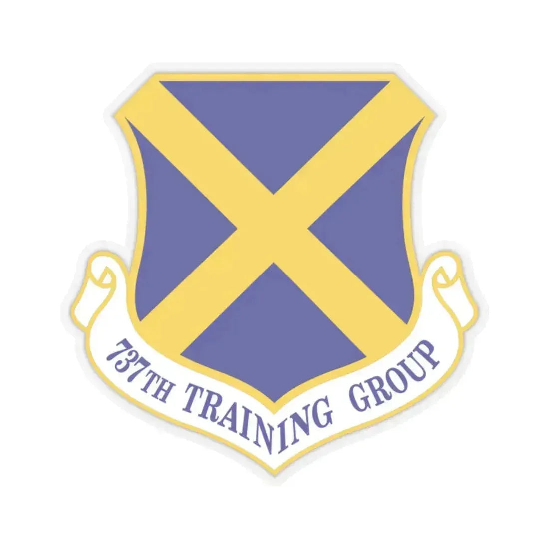 737th Training Group (U.S. Air Force) STICKER Vinyl Kiss-Cut Decal 2 Inch Transparent - The Sticker Space